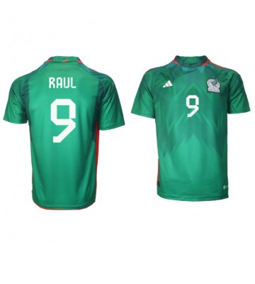 Meksyk Raul Jimenez #9 Koszulka Podstawowych MŚ 2022 Krótki Rękaw